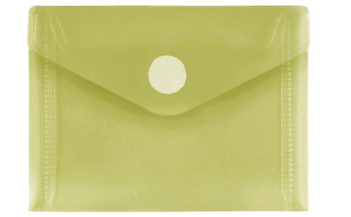 PP-Umschlag A7quer, gelb klar, 10 Stück Stück von FolderSys