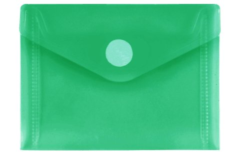 PP-Umschlag A7quer, grün klar, 10 Stück Stück von FolderSys