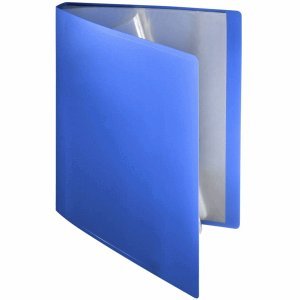 Sichtbuch flexibel, 30 Hüllen, A4, PP blau, 1 Stück von FolderSys