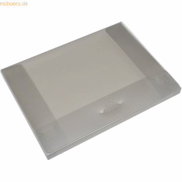 10 x Foldersys Dokumentenbox A4 PP 18mm transluzent rauchtopas von Foldersys