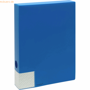 10 x Foldersys Dokumentenbox A4 PP 55mm vollfarbig blau 10 x Foldersys Dokumentenbox A4 PP 55mm vollfarbig blau von Foldersys