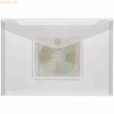 10 x Foldersys Dokumentenmappe A4 quer PP, CD-Tasche, Klettverschluss 10 x Foldersys Dokumentenmappe A4 quer PP, CD-Tasche, Klettverschluss von Foldersys