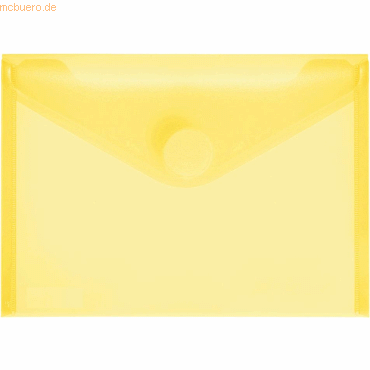 10 x Foldersys Dokumentenmappe A6 quer PP Klettverschluss gelb transpa 10 x Foldersys Dokumentenmappe A6 quer PP Klettverschluss gelb transpa von Foldersys