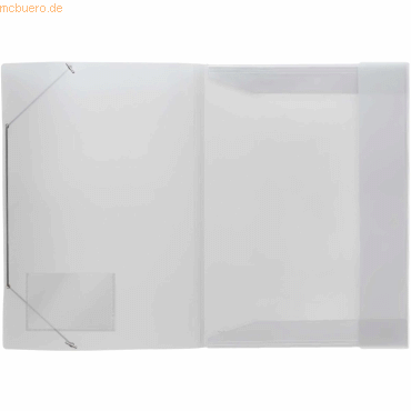 10 x Foldersys Eckspanner-Mappe A3 PP transparent von Foldersys