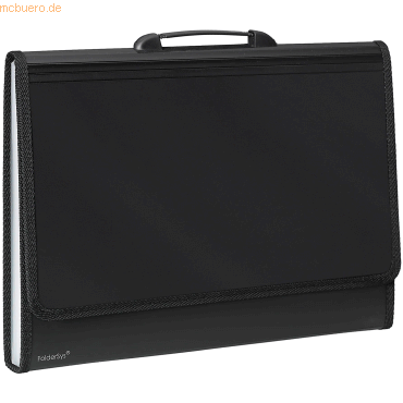 10 x Foldersys Fächermappe A4 PP 12 Fächer Saumband und Griff schwarz 10 x Foldersys Fächermappe A4 PP 12 Fächer Saumband und Griff schwarz von Foldersys
