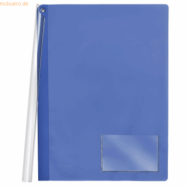 10 x Foldersys Klemmmappe A4 PP bis 40 Blatt vollfarbig blau 10 x Foldersys Klemmmappe A4 PP bis 40 Blatt vollfarbig blau von Foldersys
