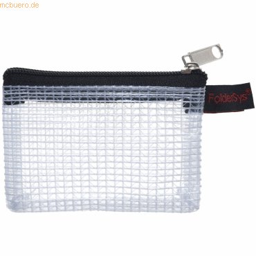 10 x Foldersys Reißverschlusstasche 80x55mm PVC schwarz 10 x Foldersys Reißverschlusstasche 80x55mm PVC schwarz von Foldersys