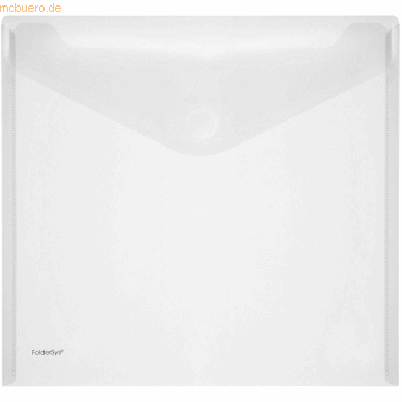 10 x Foldersys Sichttasche 33x33cm transparent von Foldersys