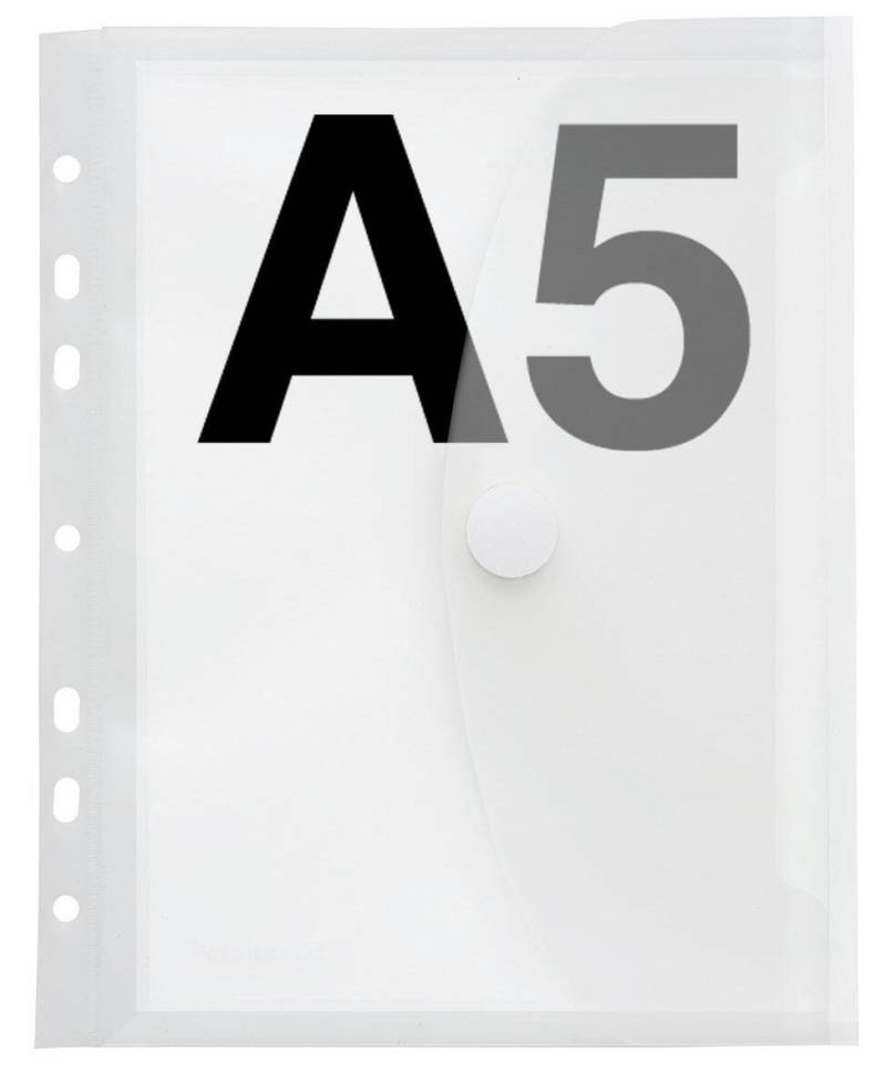 FolderSys Dokumententaschen A5 0.2 mm transparent von Foldersys