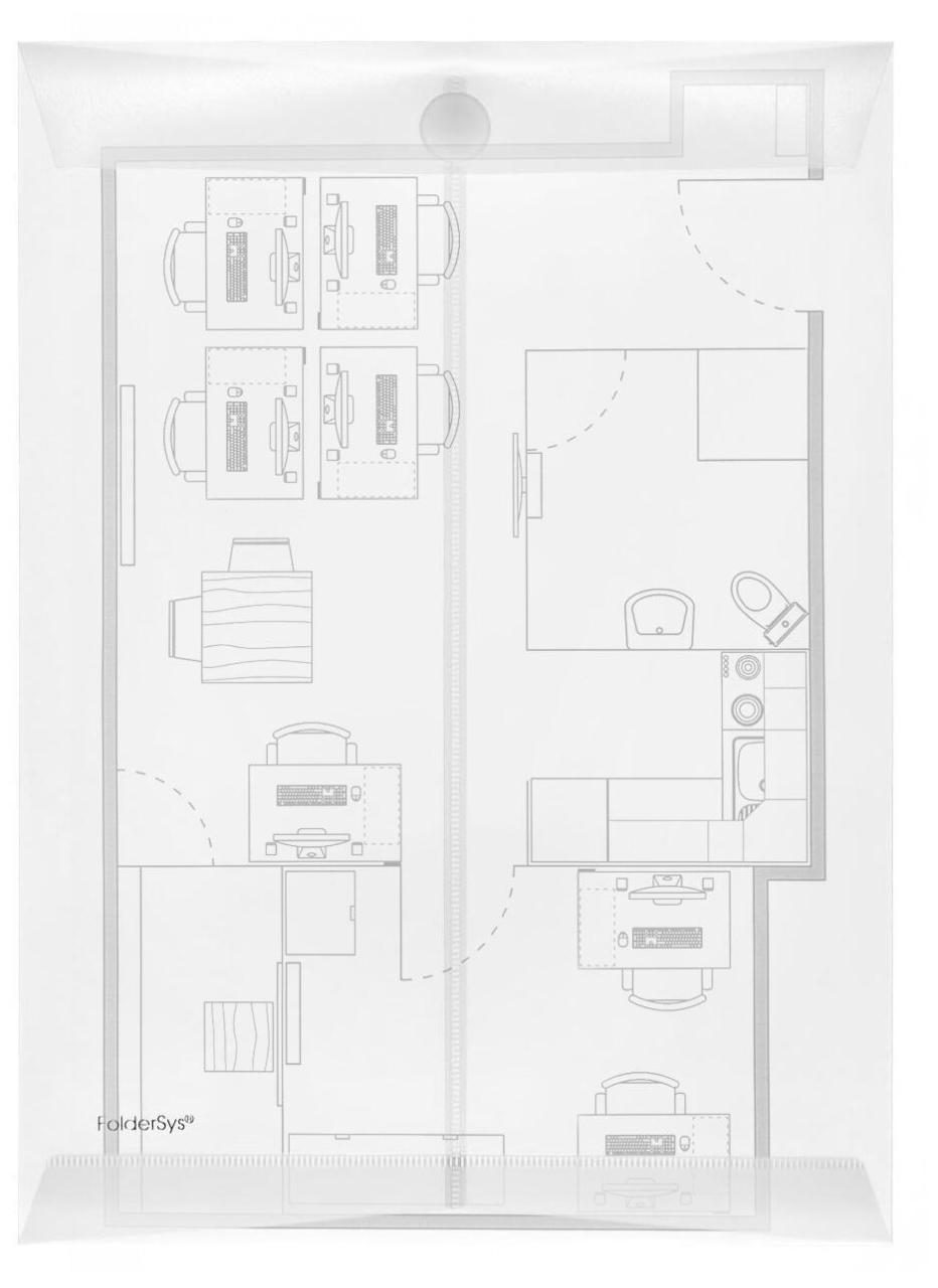 FolderSys Dokumententaschen DIN A4 transparent 0.2 mm von Foldersys