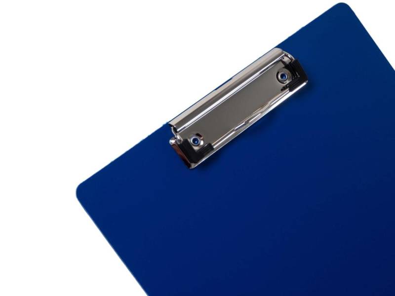 FolderSys Klemmbrett DIN A4 blau von Foldersys