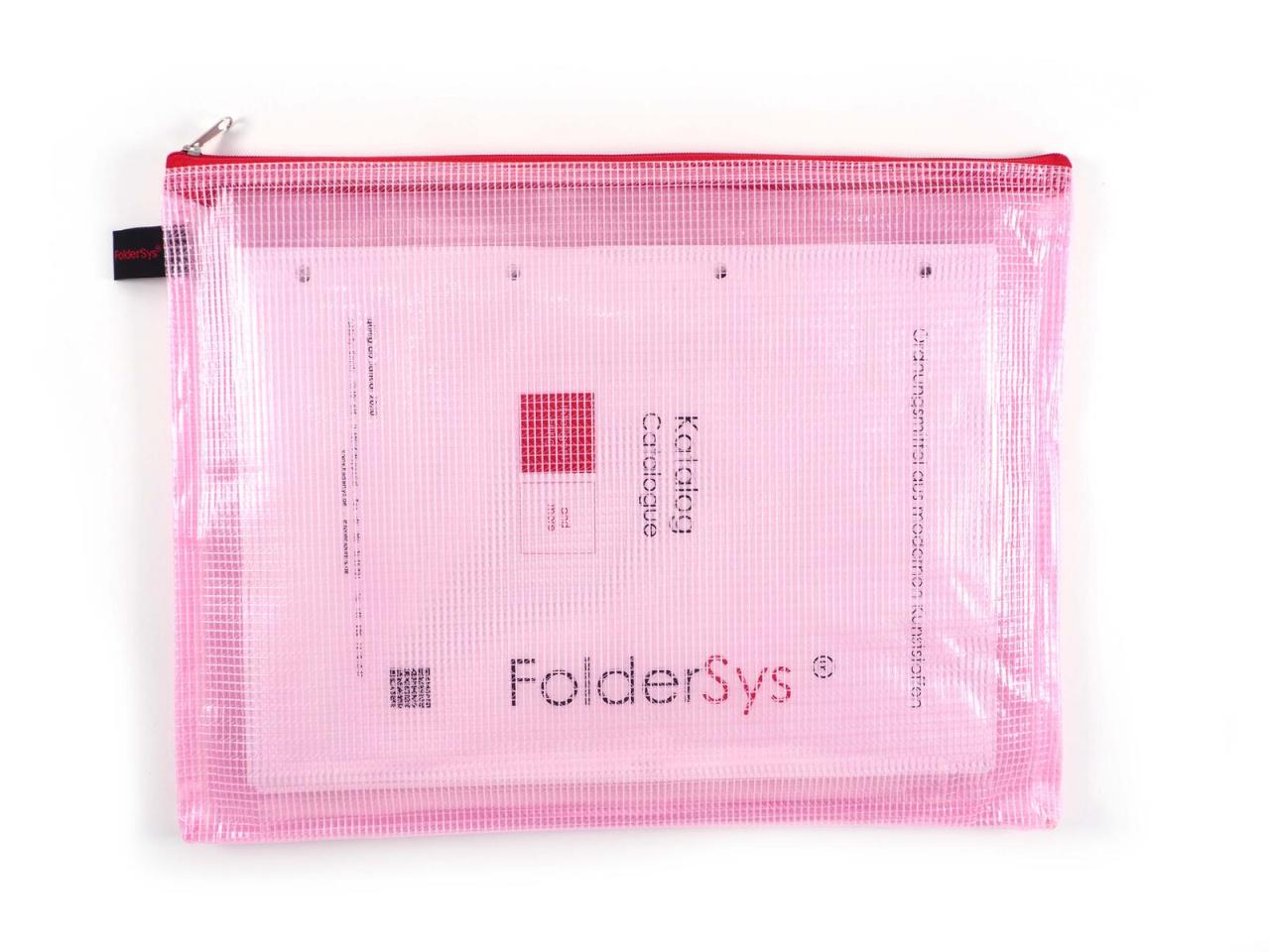 FolderSys Reißverschlussbeutel 34.7 cm x 26.2 cm rot von Foldersys