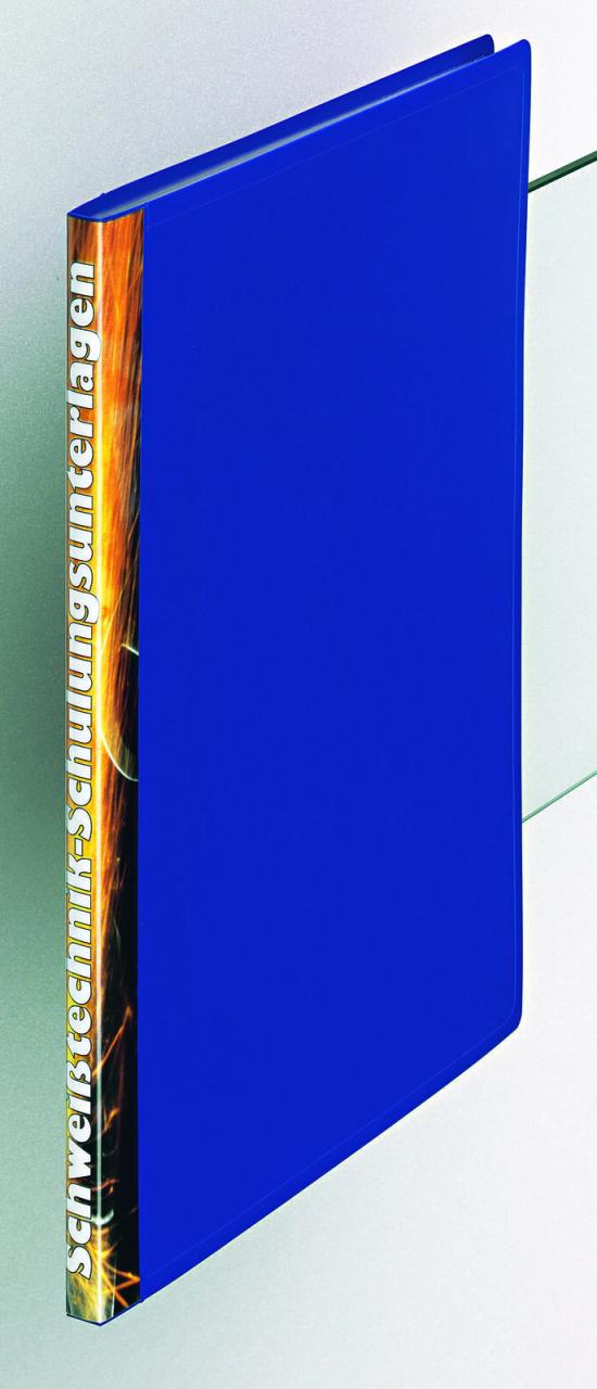 FolderSys Sichtbuch Sichtbücher, 10 Hüllen, blau DIN A4 blau von Foldersys