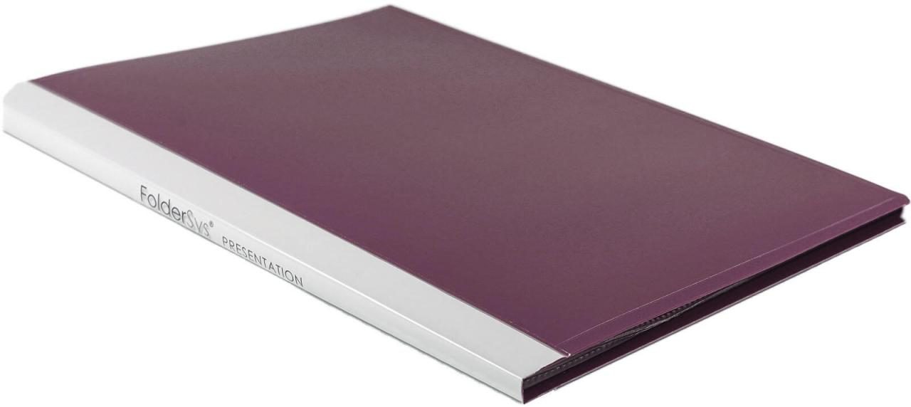 FolderSys Sichtbuch Sichtbücher,20 Hüllen,bordeaux DIN A4 bordeaux von Foldersys