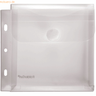 10 x Foldersys CD-Hülle 135x135mm PP Lochrand, Klettverschluss und Fal 10 x Foldersys CD-Hülle 135x135mm PP Lochrand, Klettverschluss und Fal von Foldersys