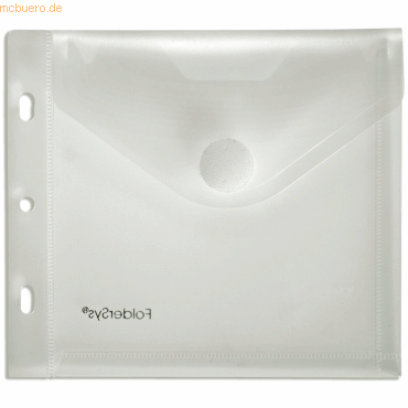 10 x Foldersys CD-Hülle 135x135mm PP Lochrand und Klettverschluss farb 10 x Foldersys CD-Hülle 135x135mm PP Lochrand und Klettverschluss farb von Foldersys