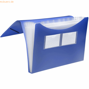Foldersys Fächer Gummizugmappe A4 PP 7 Fächer Gummizug vollfarbig blau Foldersys Fächer Gummizugmappe A4 PP 7 Fächer Gummizug vollfarbig blau von Foldersys