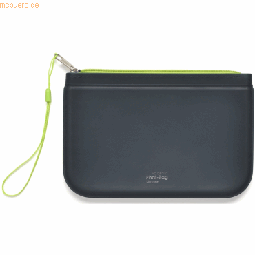 Foldersys Reißverschlusstasche Phat Bag A6 Silikon grau von Foldersys