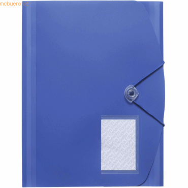 Foldersys Sammelmappe Jumbo A4 PP mit Gummizug blau Foldersys Sammelmappe Jumbo A4 PP mit Gummizug blau von Foldersys
