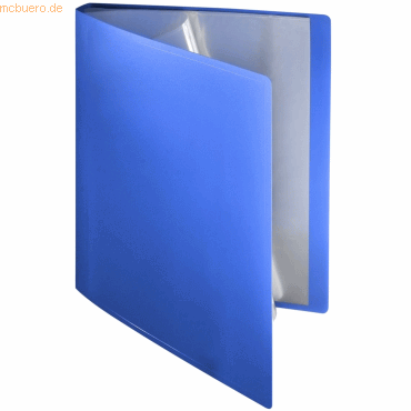 Foldersys Sichtbuch flexibel A4 10 Hüllen PP blau von Foldersys