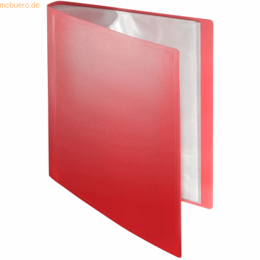 Foldersys Sichtbuch flexibel A4 50 Hüllen PP rot von Foldersys