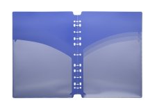 PP-Universal-Einhak-Mappe, Presentation, blau, 10 Stück von Foldersys