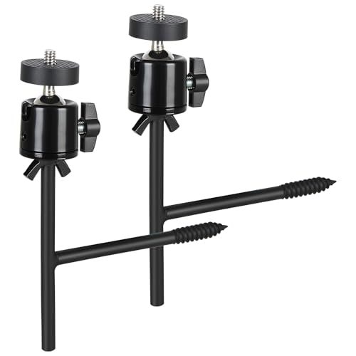 Folgtek Kamerahalterung auf Baum mit Mini Ball Head für Trail Action Überwachungskameras (T-Stil X2) von Folgtek