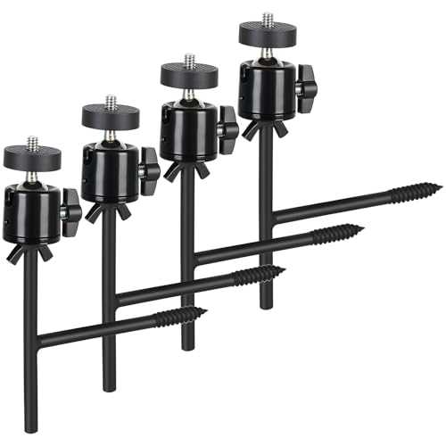 Folgtek Kamerahalterung auf Baum mit Mini Ball Head für Trail Action Überwachungskameras (T-Stil X4) von Folgtek