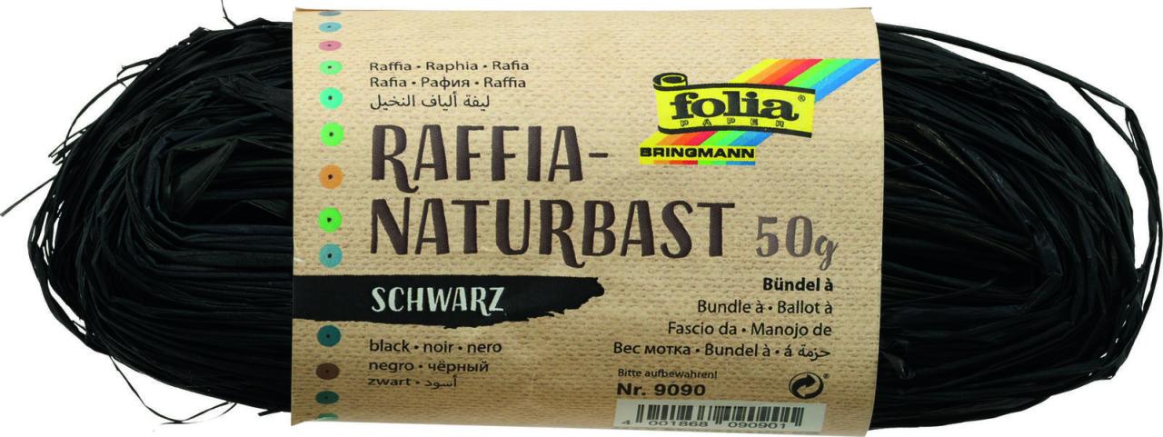 folia Geschenkbänder Raffia-Naturbast schwarz folia Geschenkbänder Raffia-Naturbast schwarz von Folia