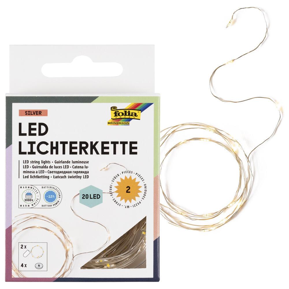 folia Lichterketten 2.2 m weiß folia Lichterketten 2.2 m weiß von Folia