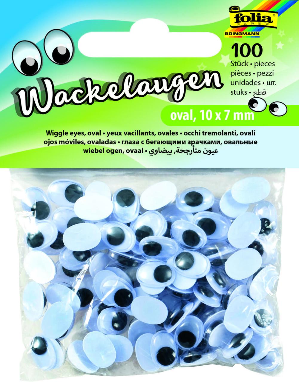 folia Wackelaugen weiß von Folia