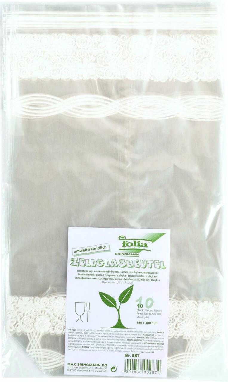 folia Zellglasbeutel 18,0 x 30,0 cm transparent folia Zellglasbeutel 18,0 x 30,0 cm transparent von Folia