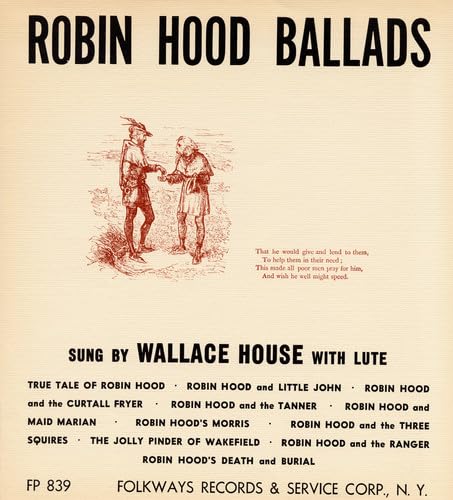 Robin Hood Ballads von Folkways Records