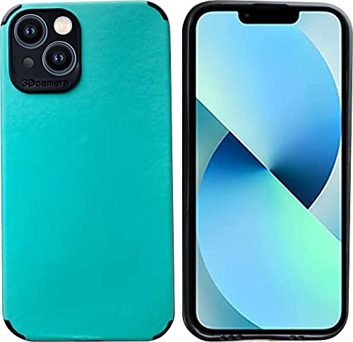 Folmecket Hülle für iPhone 13 Mini, stoßdämpfend, flexibel, TPU-Gummi, Schutzhülle für iPhone 13 Mini (5.4 Zoll) (iPhone 13 Mini Meerblau) von Folmecket