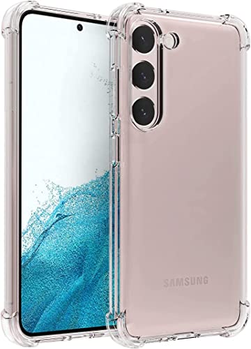Samsung Galaxy S23 Hülle, Folmeckat Stoßdämpfung Flexible Clear TPU Gummi Schutzhülle für Galaxy S23 Handyhülle Transparent Samsung Galaxy S23 Hülle, Folmeckat Stoßdämpfung Flexible Clear TPU Gummi Schutzhülle für Galaxy S23 Handyhülle Transparent von Folmecket