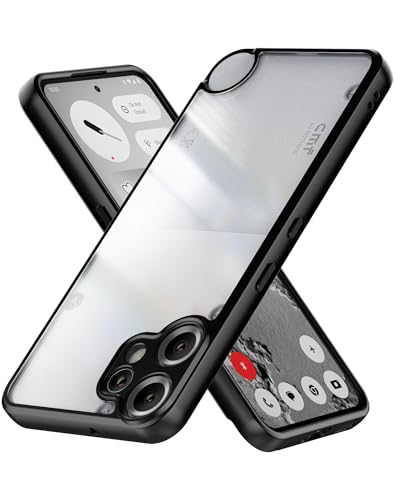Foluu Clear Case for Nothing CMF Phone 2 Pro, Transparent Hard PC Back & Soft TPU Bumper [Not Yellowing] Shockproof Protective Case Slim Fit Thin Cover for Nothing CMF Phone 2 Pro 2025 von Foluu