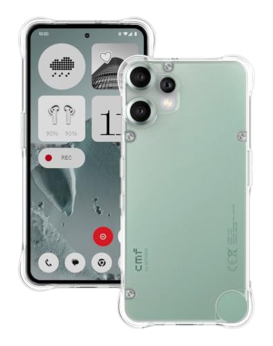 Foluu Clear Case for Nothing CMF Phone 2 Pro - Slim Fit Scratch Resistant TPU Silicone Reinforced Corners Protective Cover for Nothing CMF Phone 2 Pro 2025 Foluu Clear Case for Nothing CMF Phone 2 Pro - Slim Fit Scratch Resistant TPU Silicone Reinforced Corners Protective Cover for Nothing CMF Phone 2 Pro 2025 von Foluu