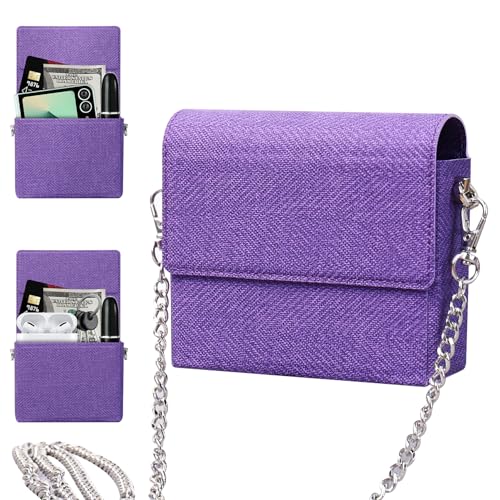 Foluu Mini-Tasche mit Magnetverschluss für Samsung Galaxy Z Flip 6 5 4 3, stilvolle PU-Leder-Brieftaschen-Handyhülle für Motorola Razr (Plus) 2023 2024 – schlanker und langlebiger Schutz in elegantem von Foluu