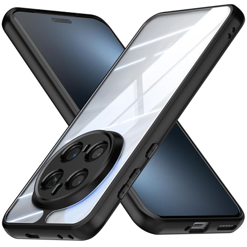 Foluu Transparente Schutzhülle für Honor Magic7 Pro, transparente harte PC-Rückseite & weicher TPU-Stoßdämpfer [vergilbt nicht], stoßfeste Schutzhülle, schlanke Passform, dünne Abdeckung für Honor von Foluu