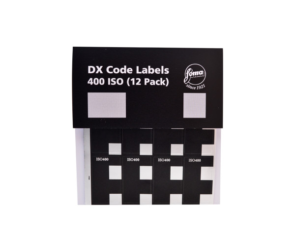 Foma DX Code Etiketten ISO 400 für Kleinbildfilme (12 Stück) von Foma