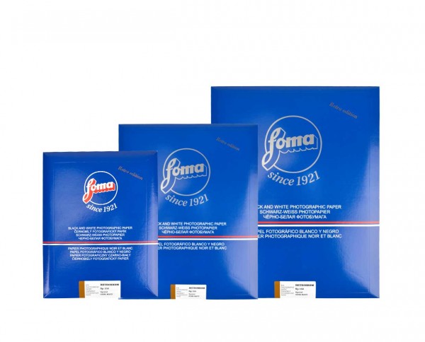 Foma Retrobrom 152 FB halbmatt Gradation spezial (SP) 30,5x40,6cm (12x16) 10 Blatt" von Foma