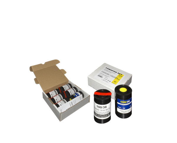 Fomapan 100 Classic Set | 6 Filme 135-36 auf Spule und eine 35mm Patrone Fomapan 100 Classic Set | 6 Filme 135-36 auf Spule und eine 35mm Patrone von Foma