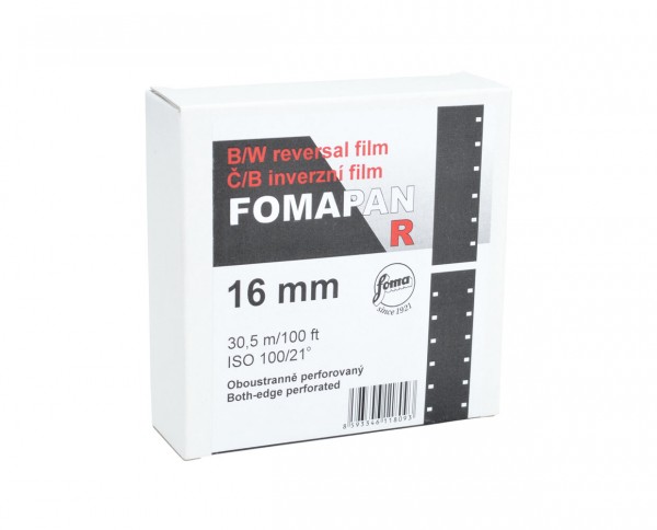 Fomapan R 100 16mm x 30,5m doppelt perforiert Fomapan R 100 16mm x 30,5m doppelt perforiert von Foma