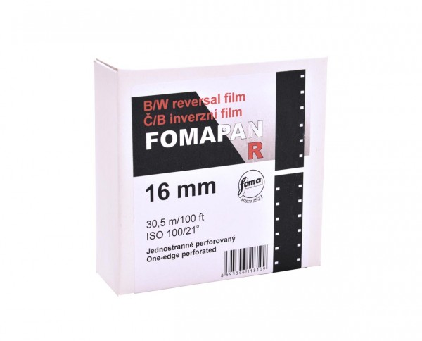 Fomapan R 100 einseitig perforiert 16mm x 30,5m Fomapan R 100 einseitig perforiert 16mm x 30,5m von Foma
