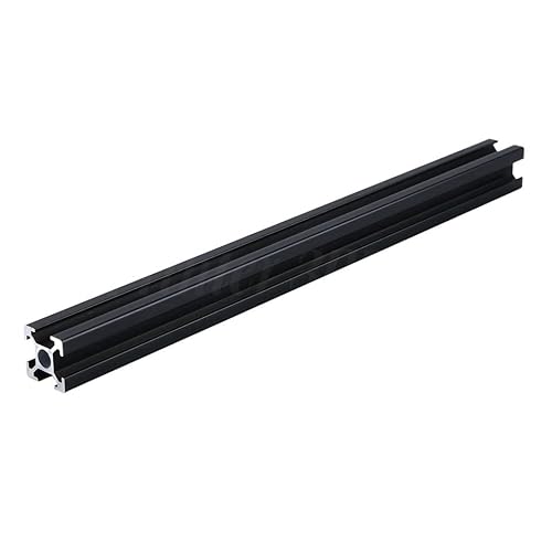 1 STÜCK SCHWARZ 1515 Europäischer Standard Eloxiertes Aluminiumprofil Extrusion 100 mm - 800 mm Länge Linearschiene 500 mm for CNC 3D-Drucker(300mm) von FonFou