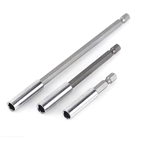 Fongmore 3 Stück 1/4 Zoll Sechskantschaft Magnetbohrer Fixierer Verlängerung 60 100 150 Quick Release Bohrer Fixator Verlängerung für Schrauben Mutter Bohrer Handdriver Fongmore 3 Stück 1/4 Zoll Sechskantschaft Magnetbohrer Fixierer Verlängerung 60 100 150 Quick Release Bohrer Fixator Verlängerung für Schrauben Mutter Bohrer Handdriver von Fongmore