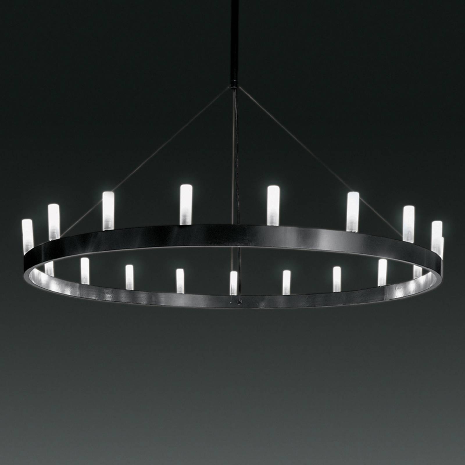 Fontana Arte Chandelier - Kronleuchter, schwarz Fontana Arte Chandelier - Kronleuchter, schwarz von Fontana Arte