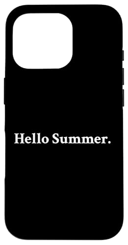 Hallo Sommer Hülle für iPhone 16 Pro Hallo Sommer Hülle für iPhone 16 Pro von Fontastic Fun