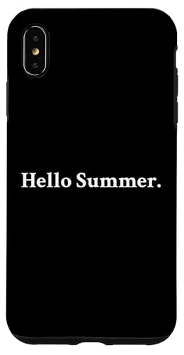 Hallo Sommer Hülle für iPhone XS Max von Fontastic Fun