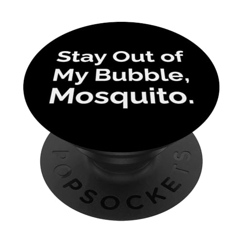 Stay Out of My Bubble, Moskito PopSockets Klebender PopGrip Stay Out of My Bubble, Moskito PopSockets Klebender PopGrip von Fontastic Fun